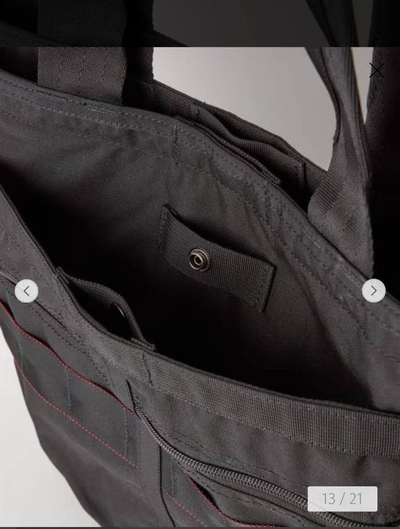 黒色／【別注】＜BRIEFING＞N/UR MISSIONB トート バッグ