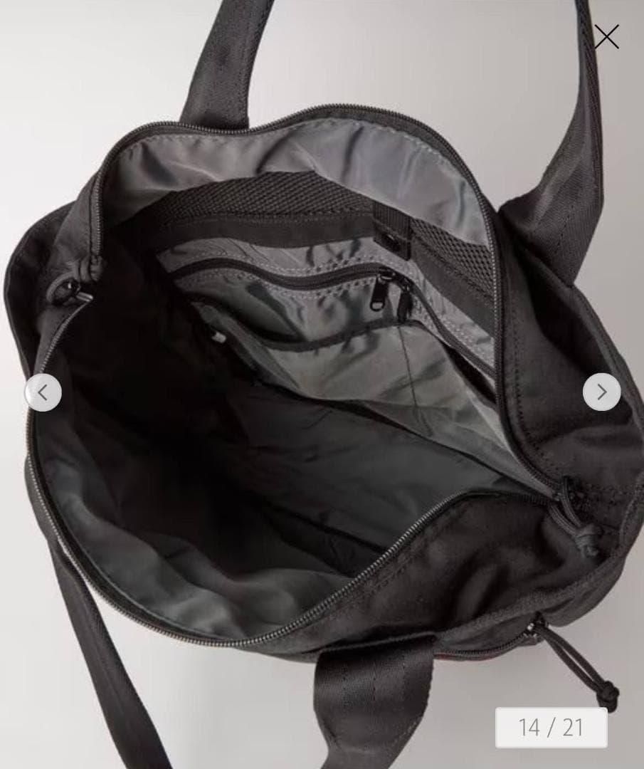 黒色／【別注】＜BRIEFING＞N/UR MISSIONB トート バッグ