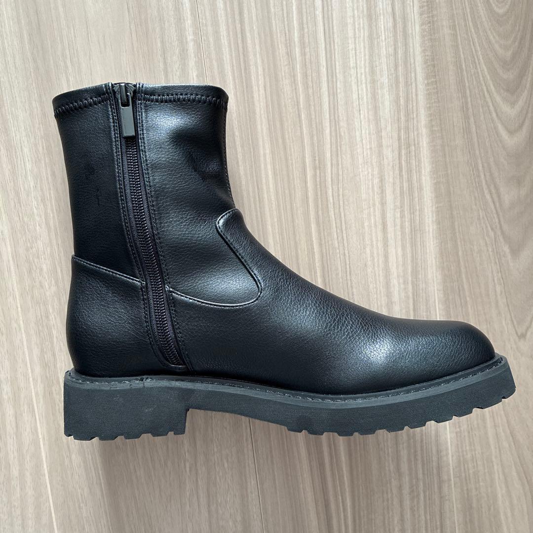 ルタロン　3.5cmトラックソールフィットショートブーツ　XL