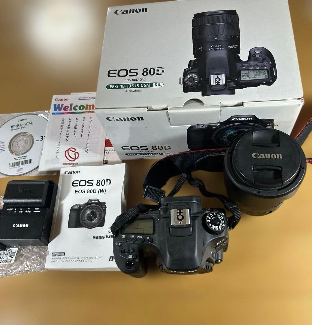 Canon キヤノン 【中古】EOS 80D EF-S デジタル一眼レフカメラ