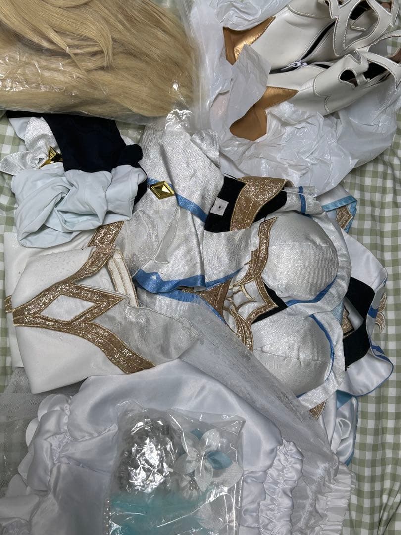 ち*ま様 三分妄想 蛍 原神 旅人 コスプレ 衣装 ウィッグ 靴 フルセット