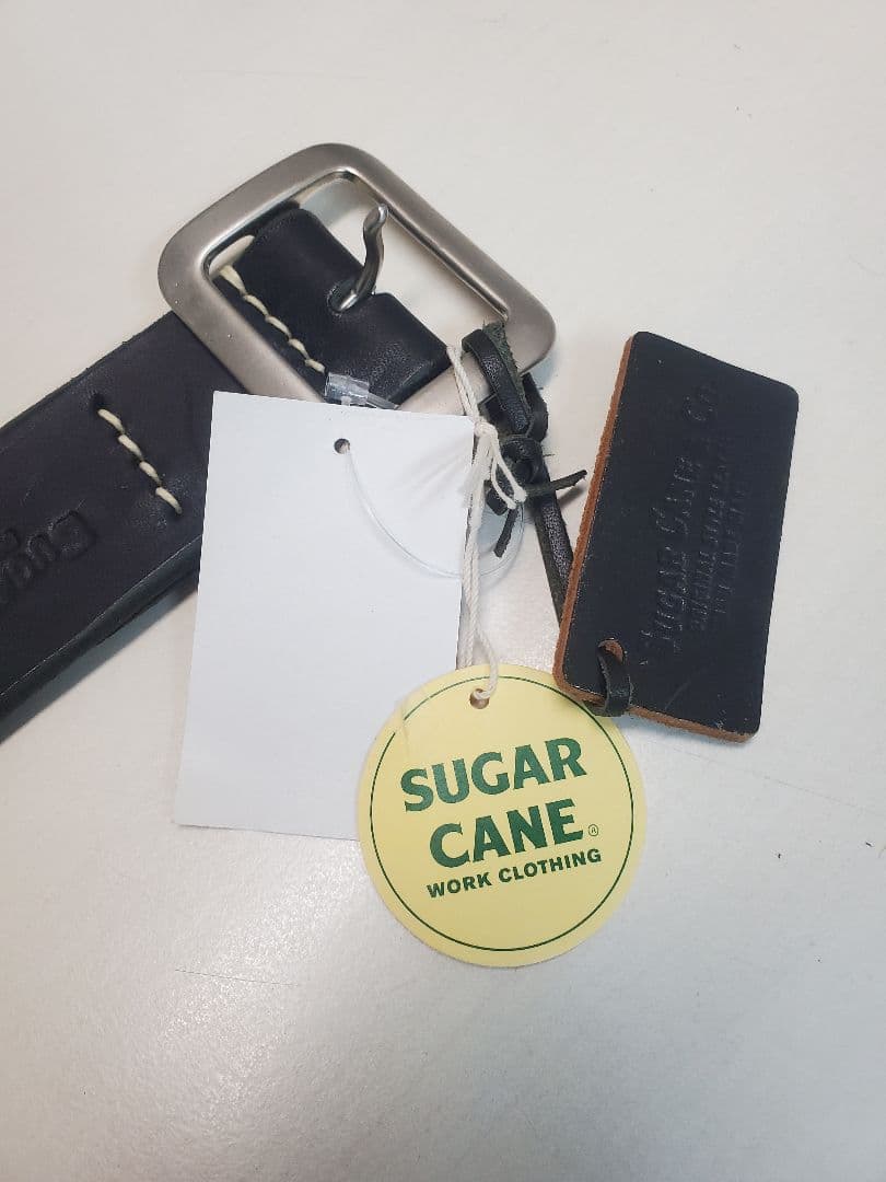 SUGARCANE スタッズ ギャリソンベルト SC02321 黒 36 新品