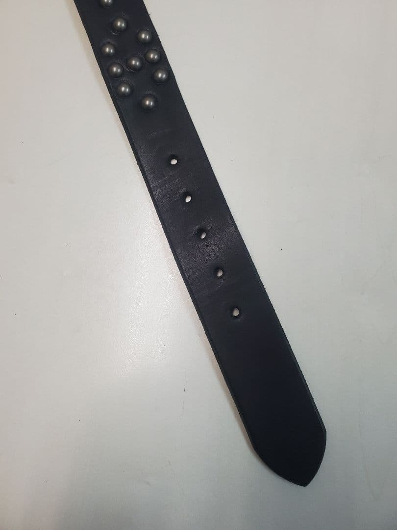 SUGARCANE スタッズ ギャリソンベルト SC02321 黒 36 新品