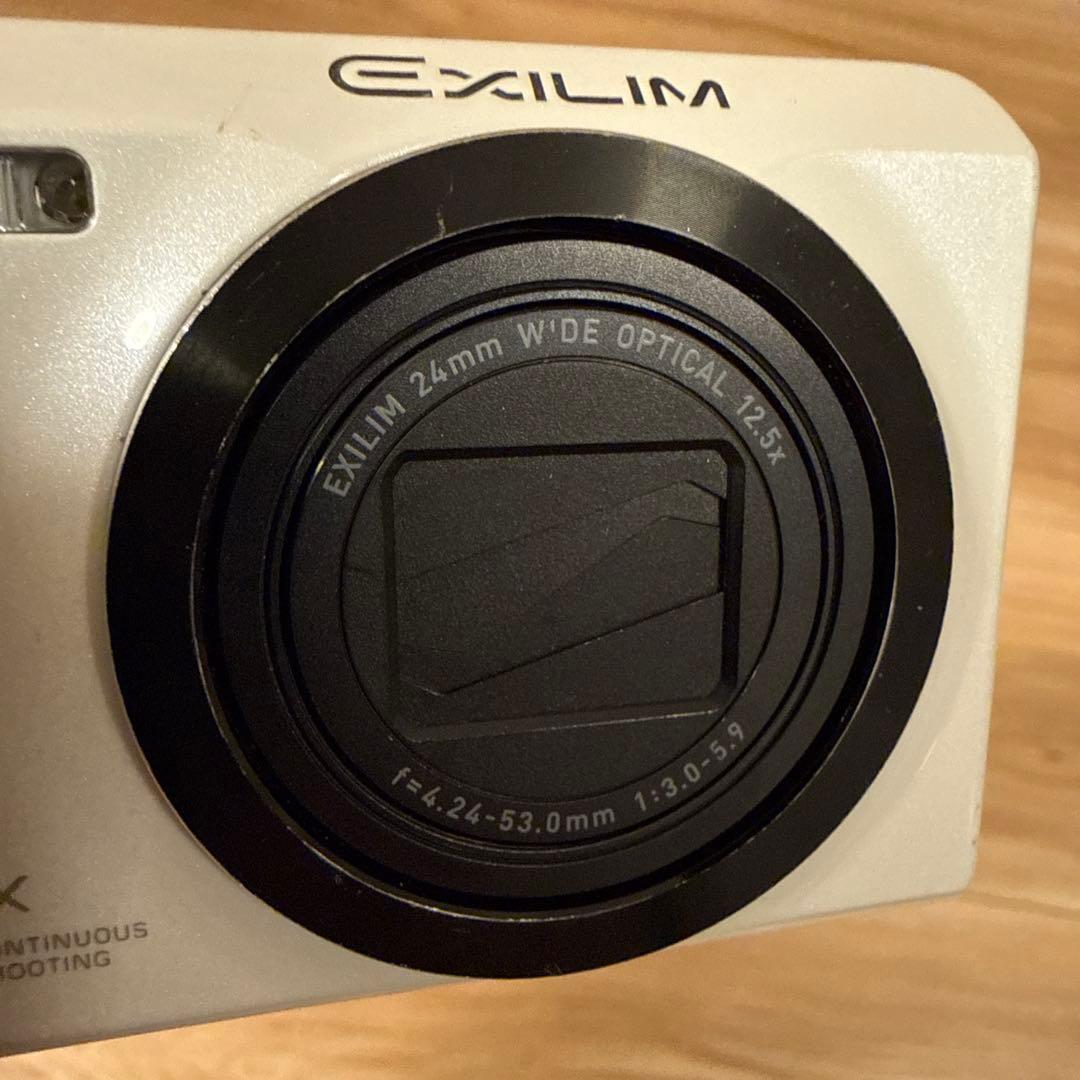 CASIO EXILIM EX-ZR200 ホワイト バッテリー 充電器