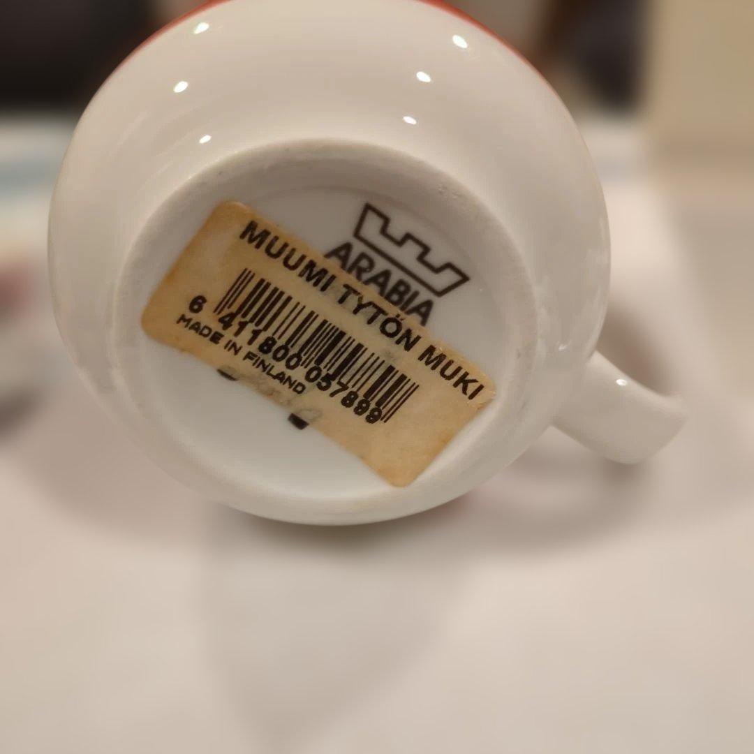 さ*ぁ様 ARABIA、ムーミン マグカップ、子供用 陶器製