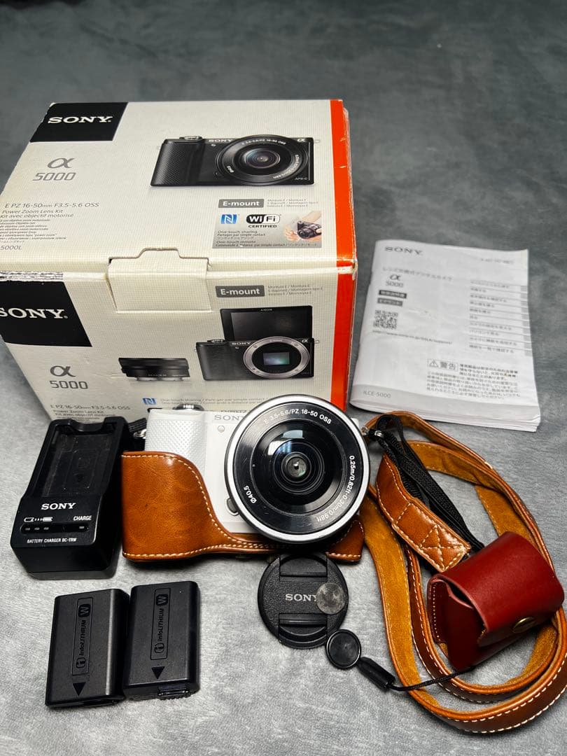 美品 Sony α5000 ダブルバッテリー付＋HDR-CX680 まとめ売り