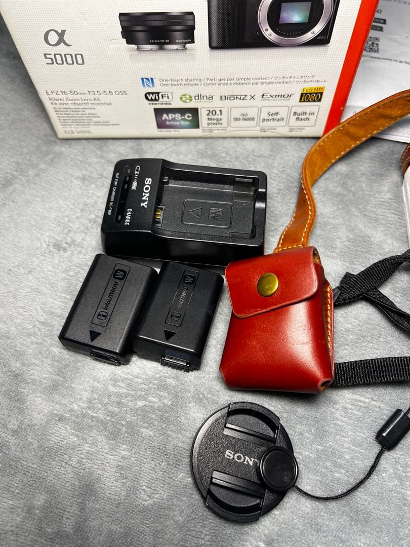美品 Sony α5000 ダブルバッテリー付＋HDR-CX680 まとめ売り