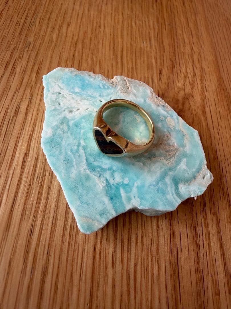 PREEK × H ROUGH HEART RING/リング　11号