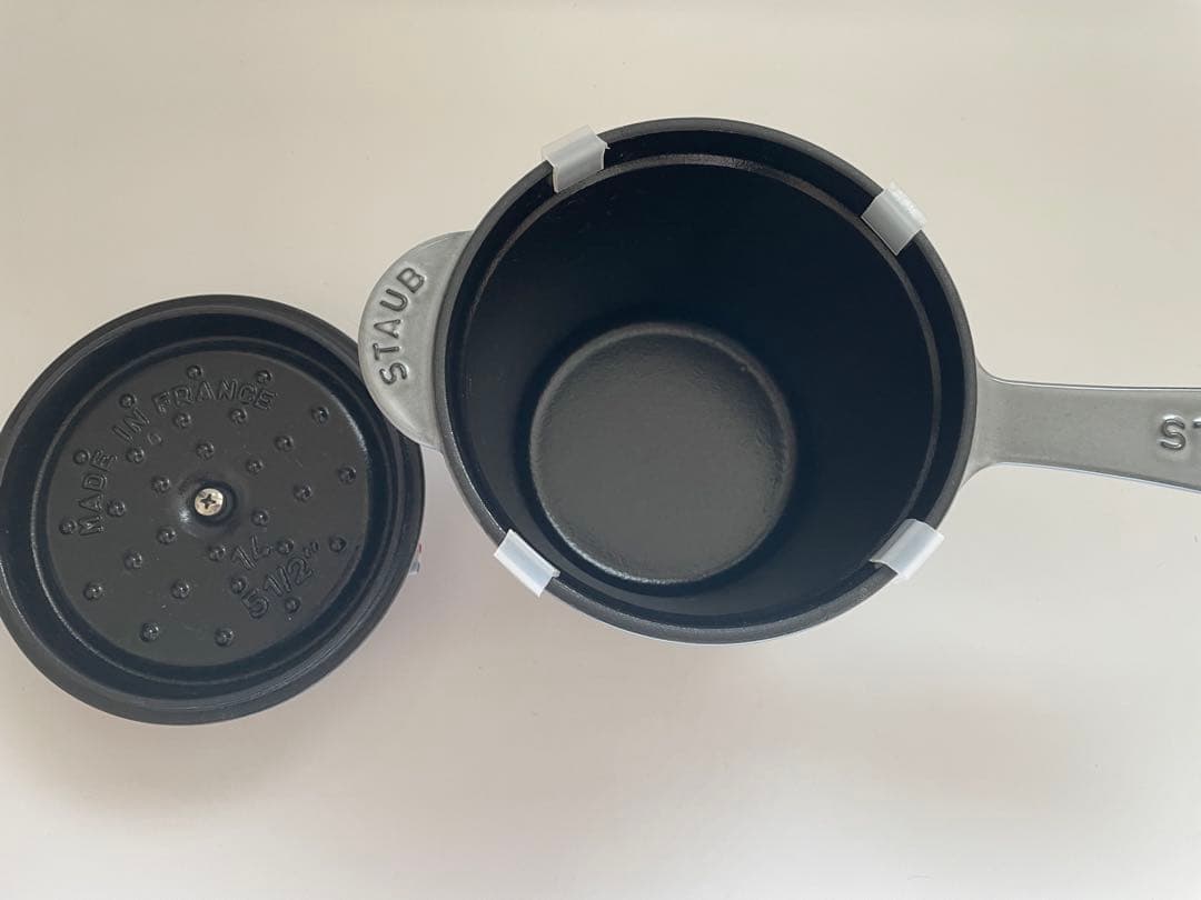 STAUB スープポット14cm グレー