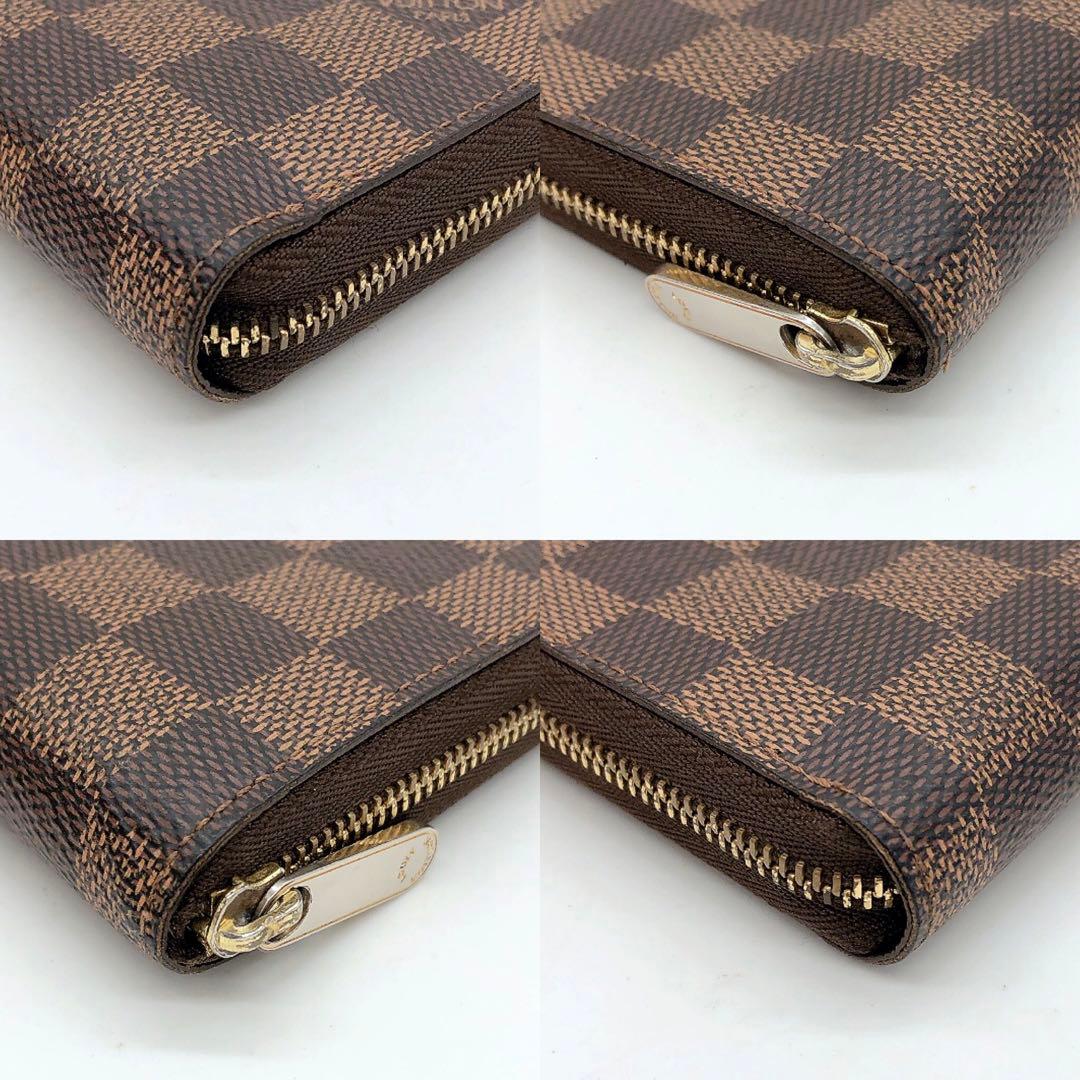 美【LOUIS VUITTON】ケース　ジッピーパース　ダミエ
