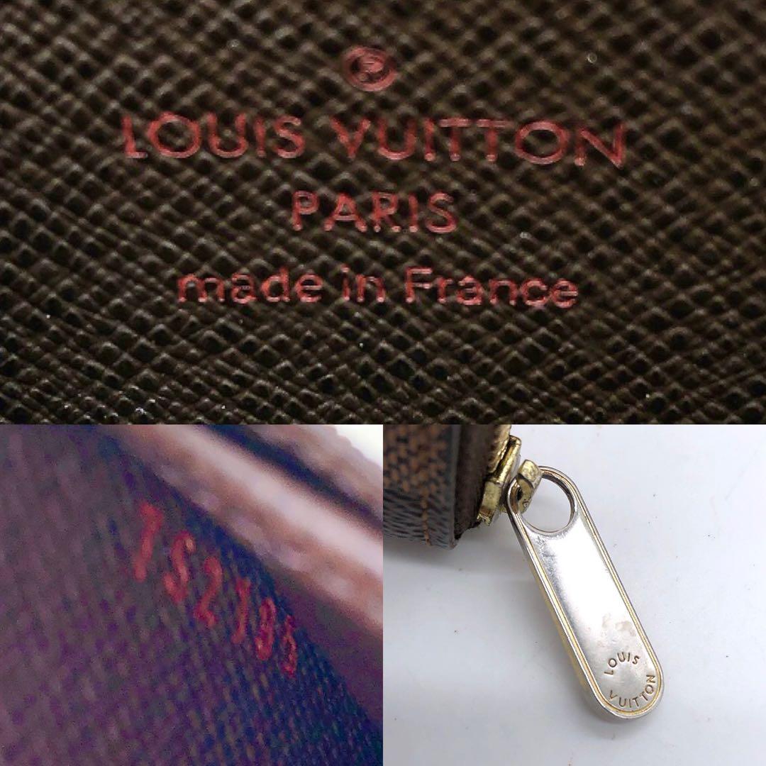 美【LOUIS VUITTON】ケース　ジッピーパース　ダミエ