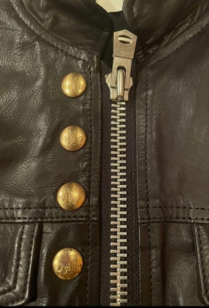 soloist ソロイスト ナンバーナイン レザーライダースブルゾン マルジェラ