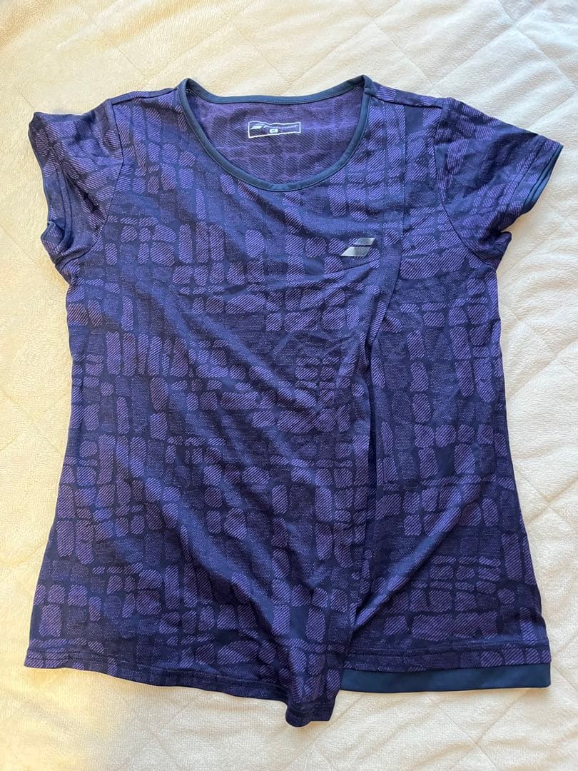 バボラ　テニスウェアセット 紫色/黒色