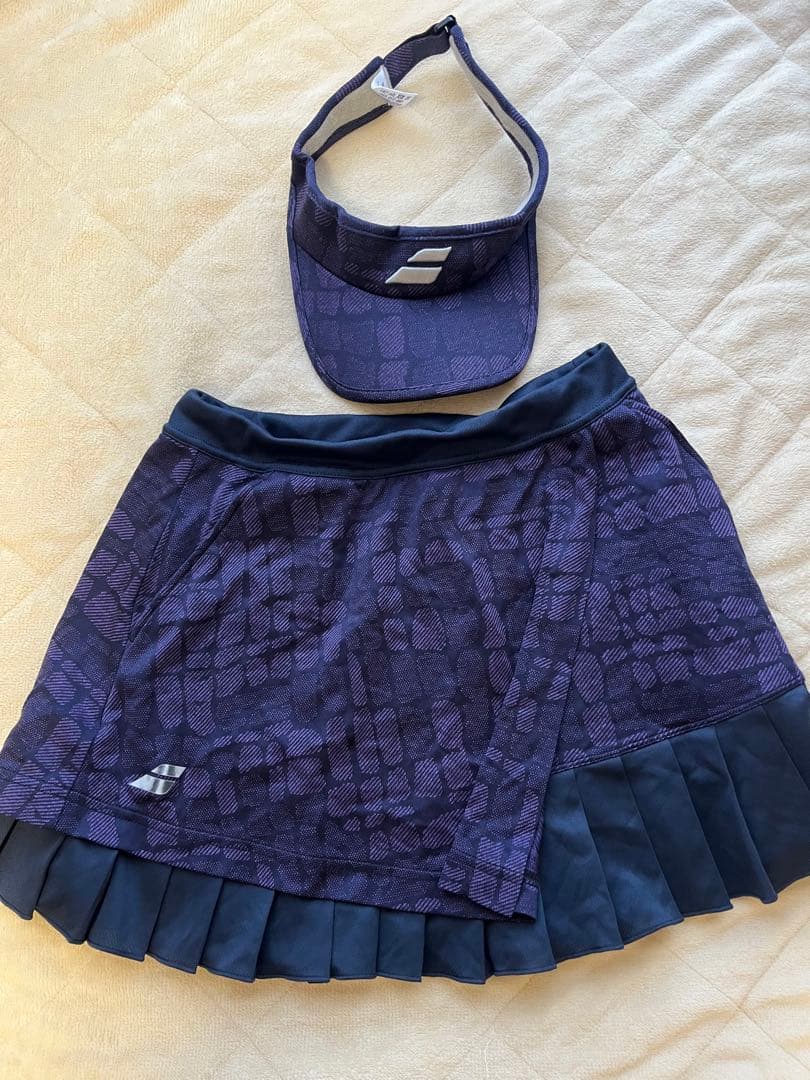 バボラ　テニスウェアセット 紫色/黒色