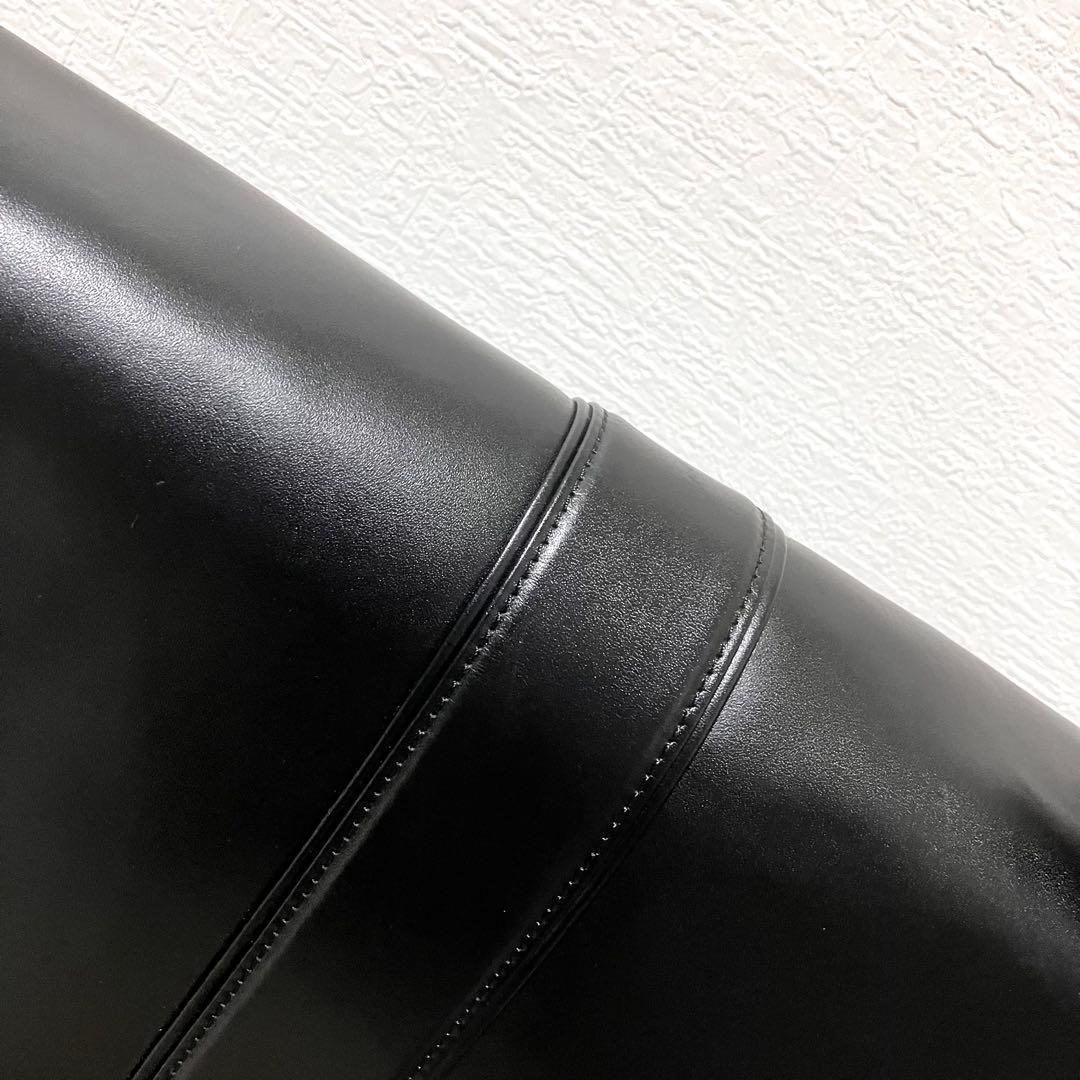 美品✨ゴールドファイル×メルセデスベンツ コラボ レザー ショルダーバッグ