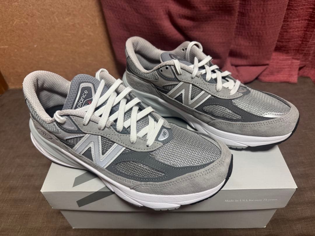 ほぼ未使用 New Balance 990V6 M990GL6 27.5