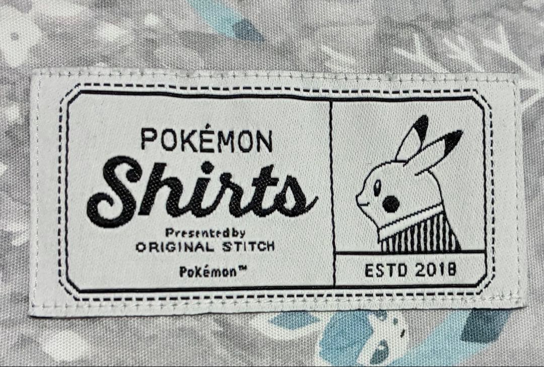 【美品】Pokemon Shirts Original Stitch shirt