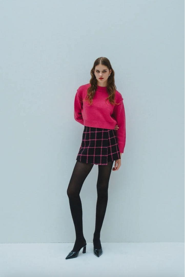 【新品タグ付き✨】sheller inside out sweater ピンク