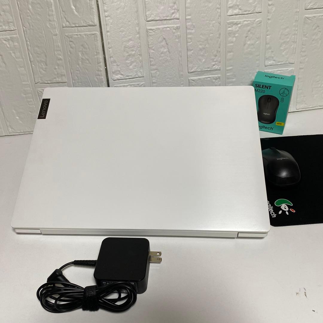 Windows11 オフィス付きSSD メモリ8GB 美品　ホワイトLENOVO