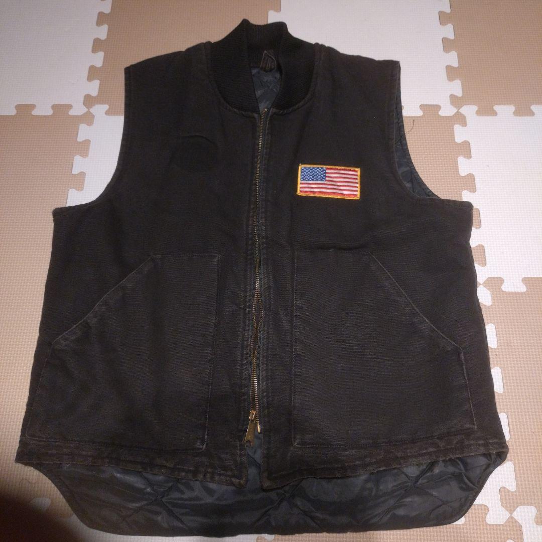 カーハート　ダックベスト　黒　アメリカ製