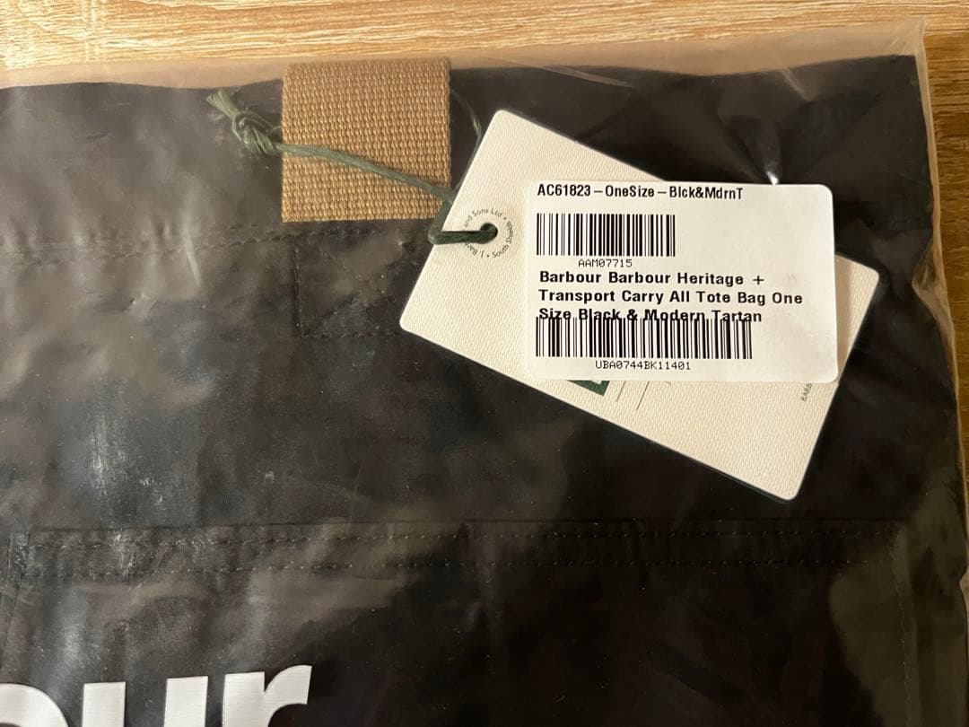 Y*S様 【新品未使用！日本未発売ブラック】Barbour TRANSPORトラ