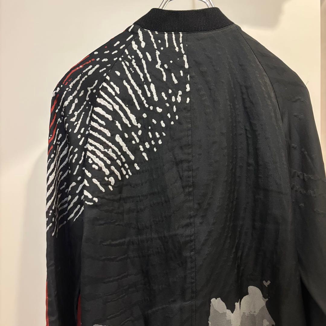 GACKT着用　EMPORIO ARMANI 指紋柄 ボンバージャケット