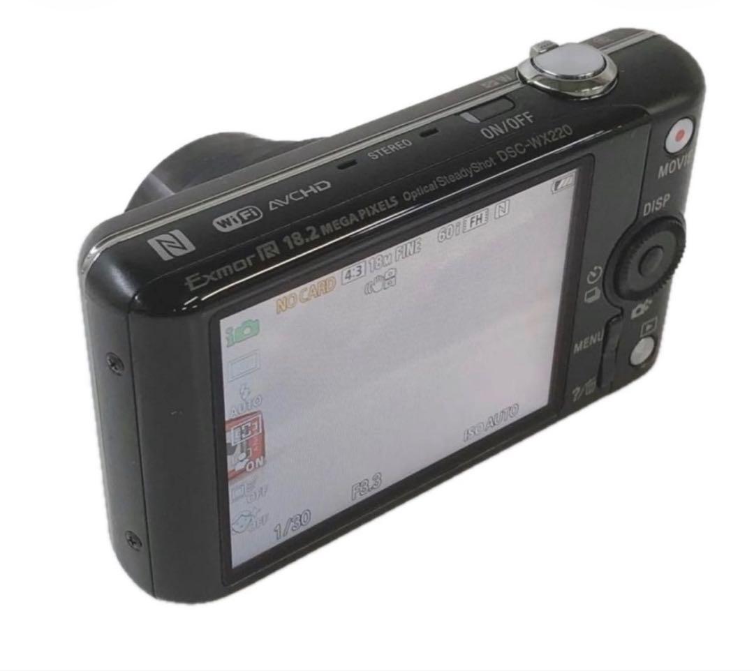 SONY Cyber-shot DSC-WX220 デジタルスチルカメラブラック