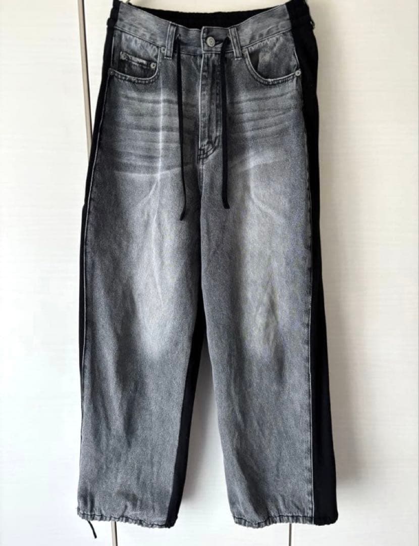 【新品タグ付き】JEANASIS スウェットドッキングデニム ジーナシス 黒