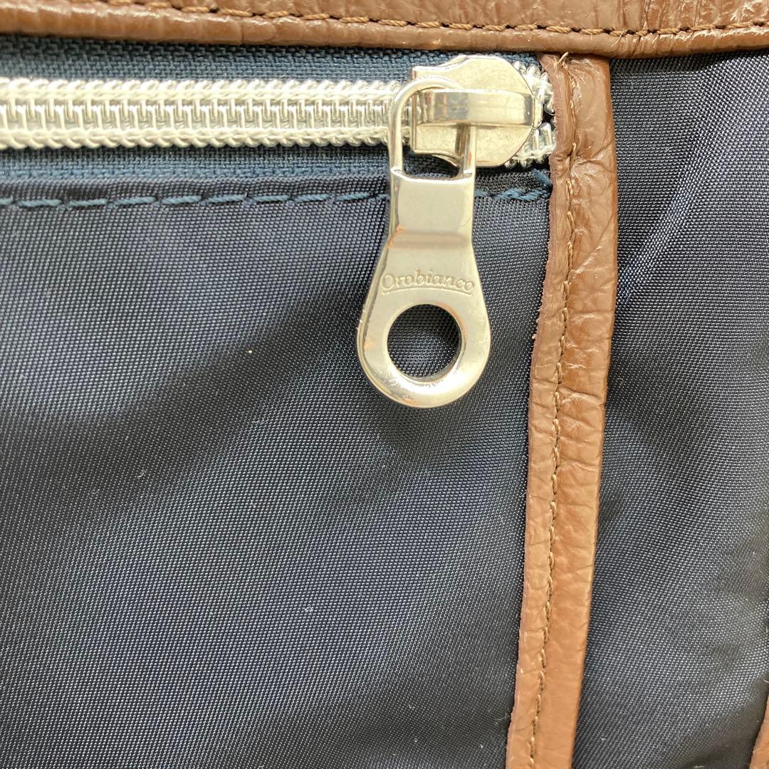 新品❗️Orobianco❗️オロビアンコナイロンビジネスバッグショルダーネイビー