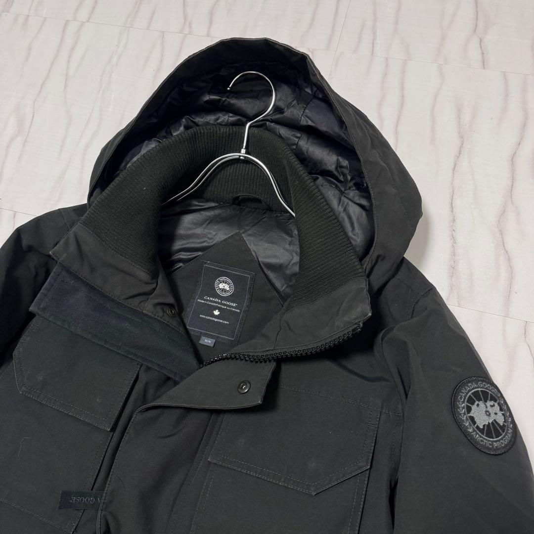 L相当✨カナダグースブラックレーベル メイトランドパーカー 2way ダウン 黒