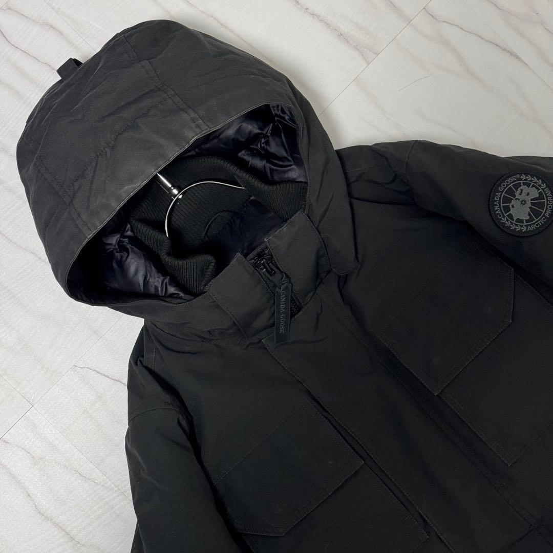 L相当✨カナダグースブラックレーベル メイトランドパーカー 2way ダウン 黒