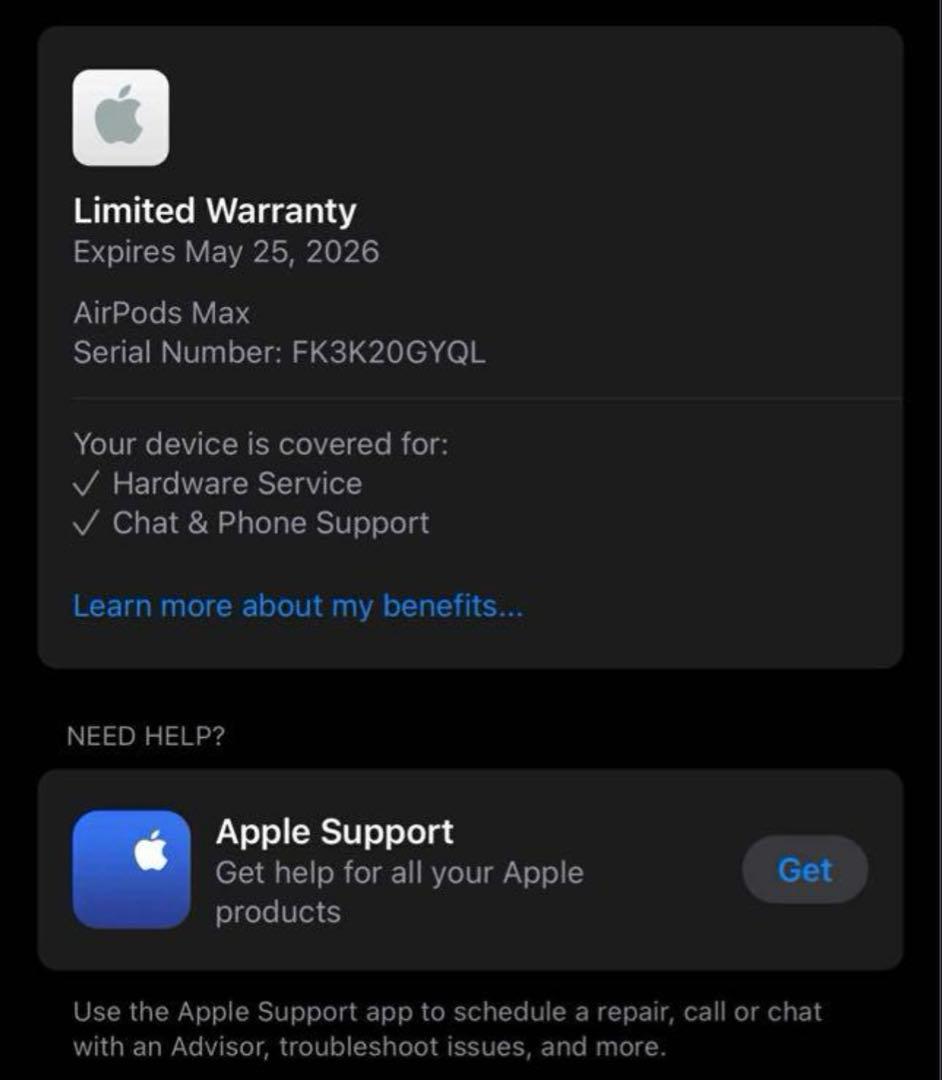 あ*様 AirPods Max スターライト 本体