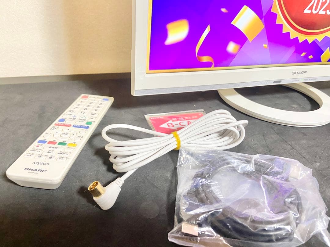 【今だけ優待価格】SHARP AQUOS｜24V型HD・Wチューナー