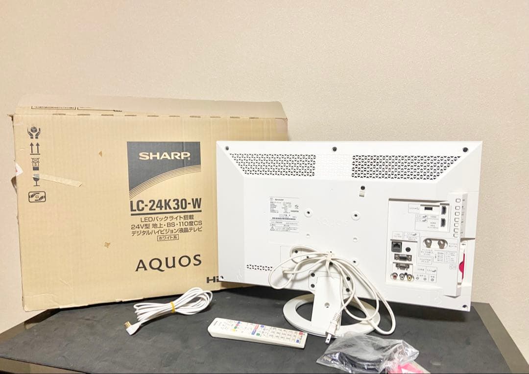 【今だけ優待価格】SHARP AQUOS｜24V型HD・Wチューナー