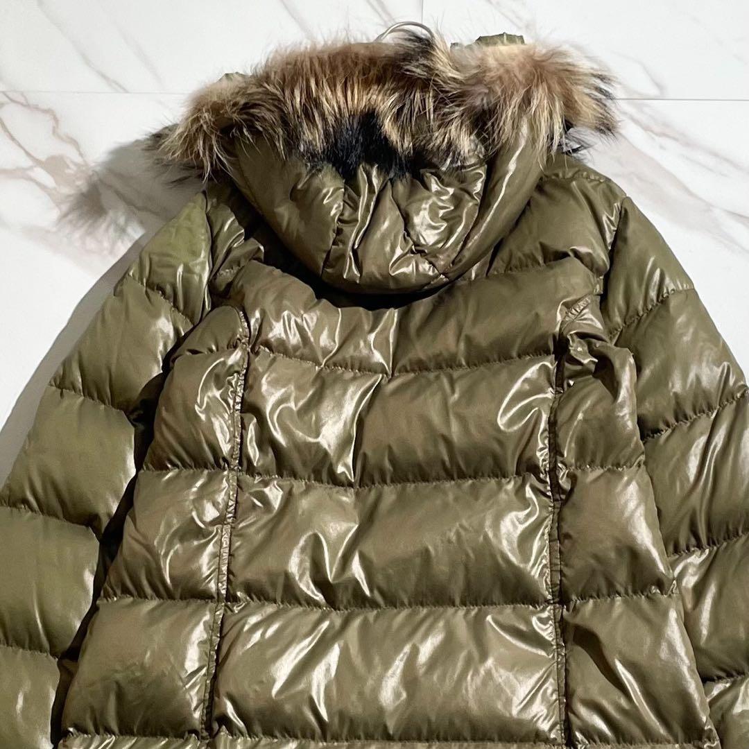 【美品✨】DUVETICA ダウンコート Alia ラクーンファー カーキ 40