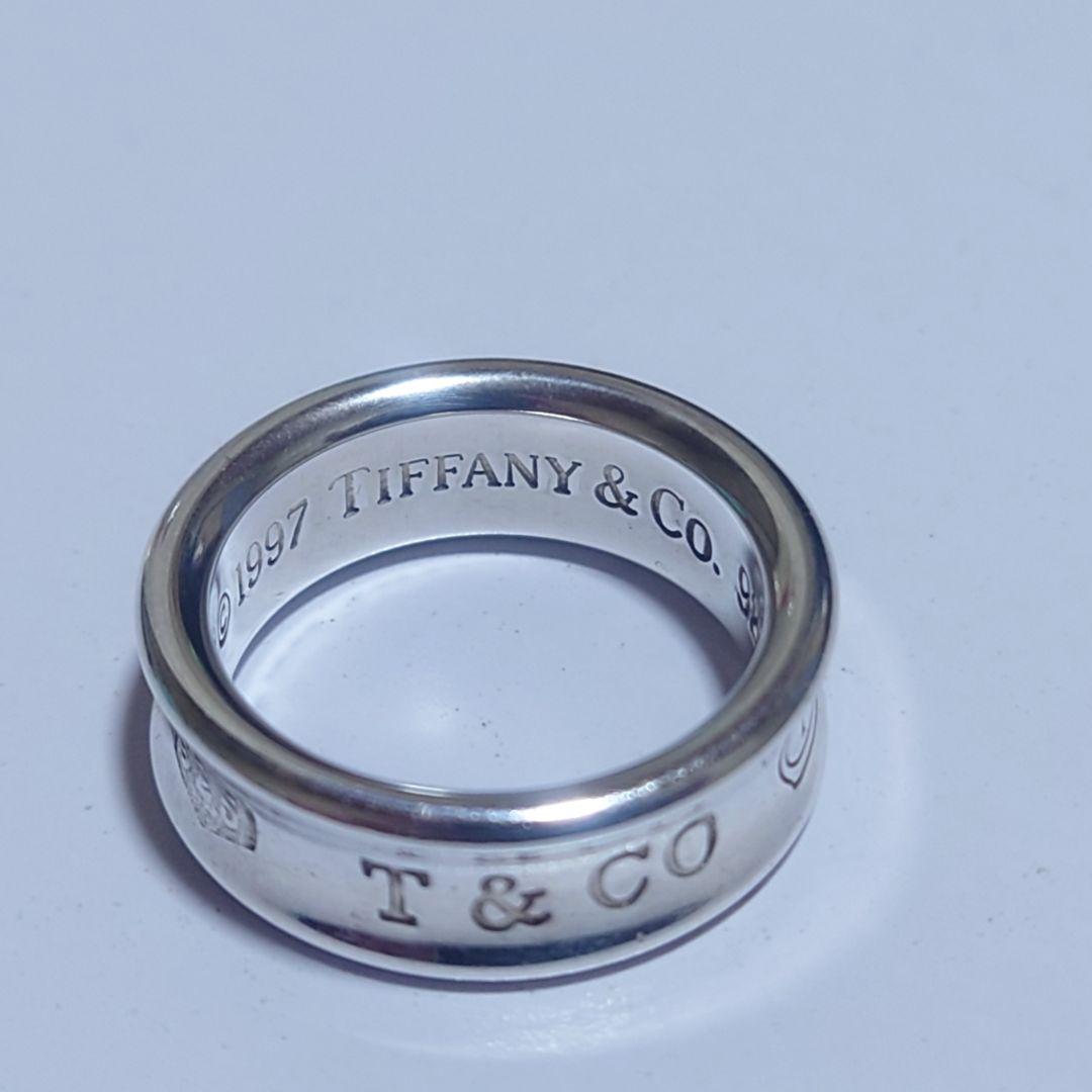 極美品 ティファニー リング ナロー 10号 1837 シルバー 1997