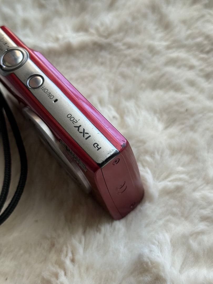 動作確認済 Canon キヤノン IXY200 イクシー PC2333 赤