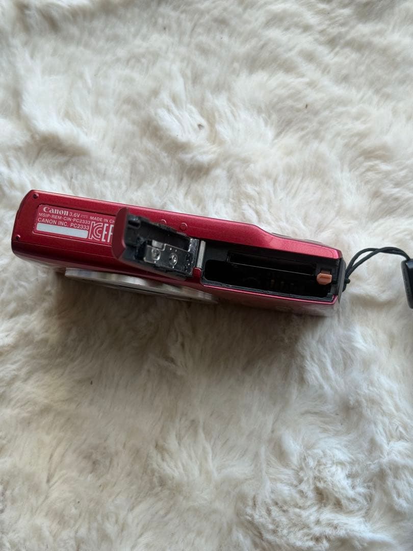 動作確認済 Canon キヤノン IXY200 イクシー PC2333 赤