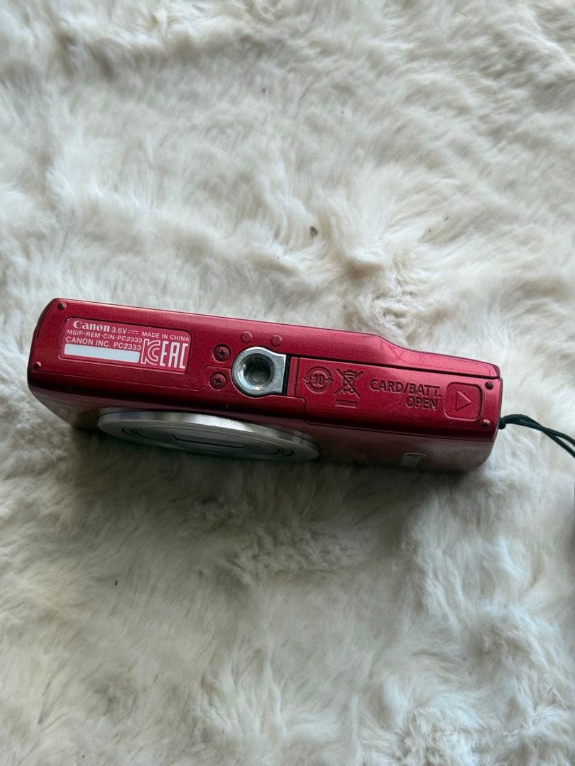 動作確認済 Canon キヤノン IXY200 イクシー PC2333 赤