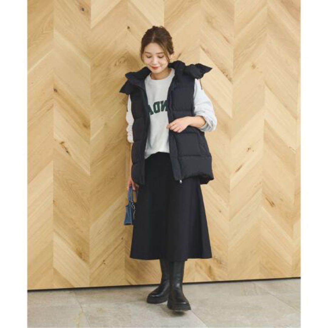 ジャーナルスタンダード　ダウンベスト　カーキ　ブラウン　ベイクルーズ