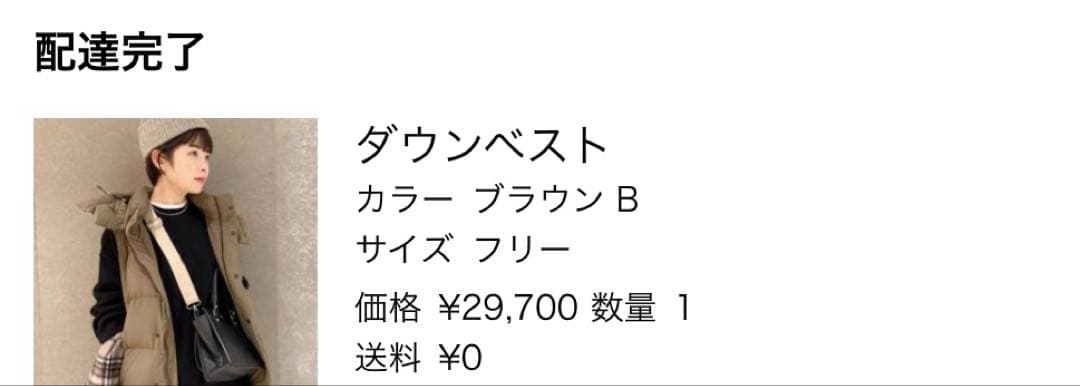 ジャーナルスタンダード　ダウンベスト　カーキ　ブラウン　ベイクルーズ