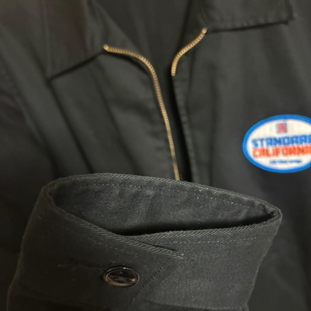 スタンダードカリフォルニア 黒 ジッパージャケット ステッカーおまけ付き