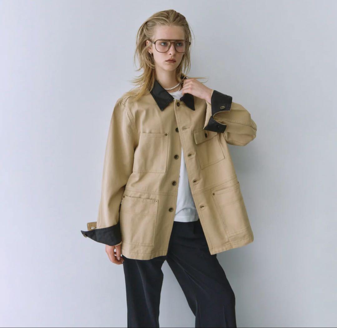 ECO Leather collarカバーオール