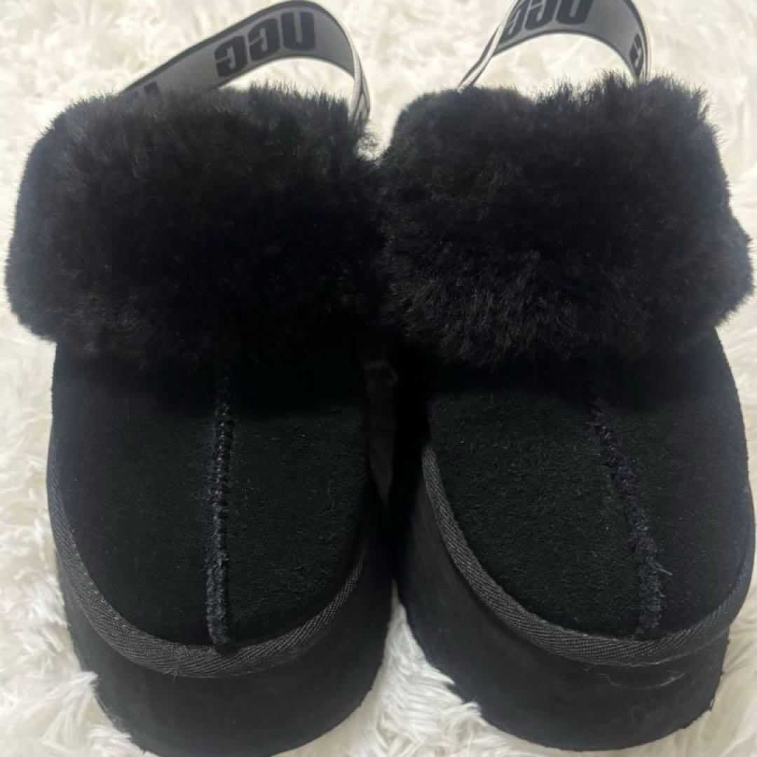 UGG Funkette ファンケット 厚底 サンダル ブラック 23cm