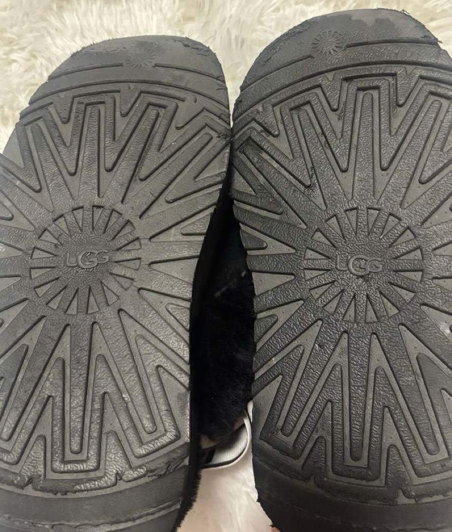 UGG Funkette ファンケット 厚底 サンダル ブラック 23cm