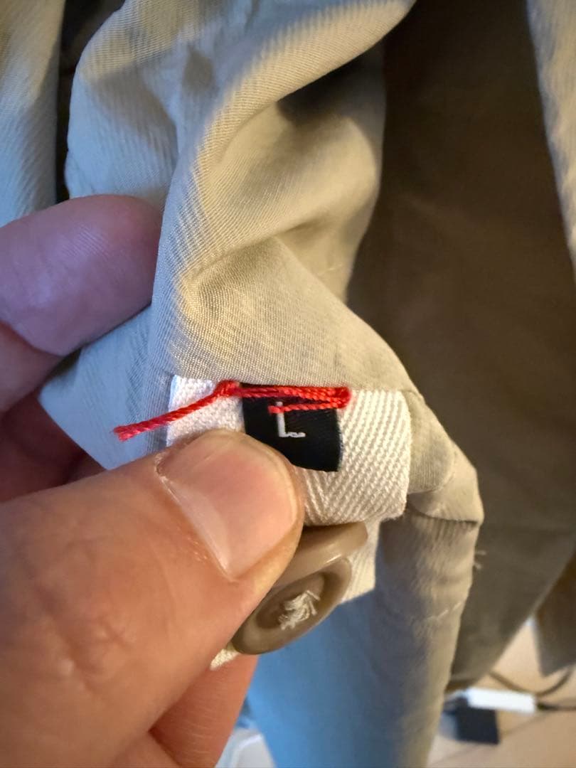 casey casey フッシュテールパーカー　サイズL