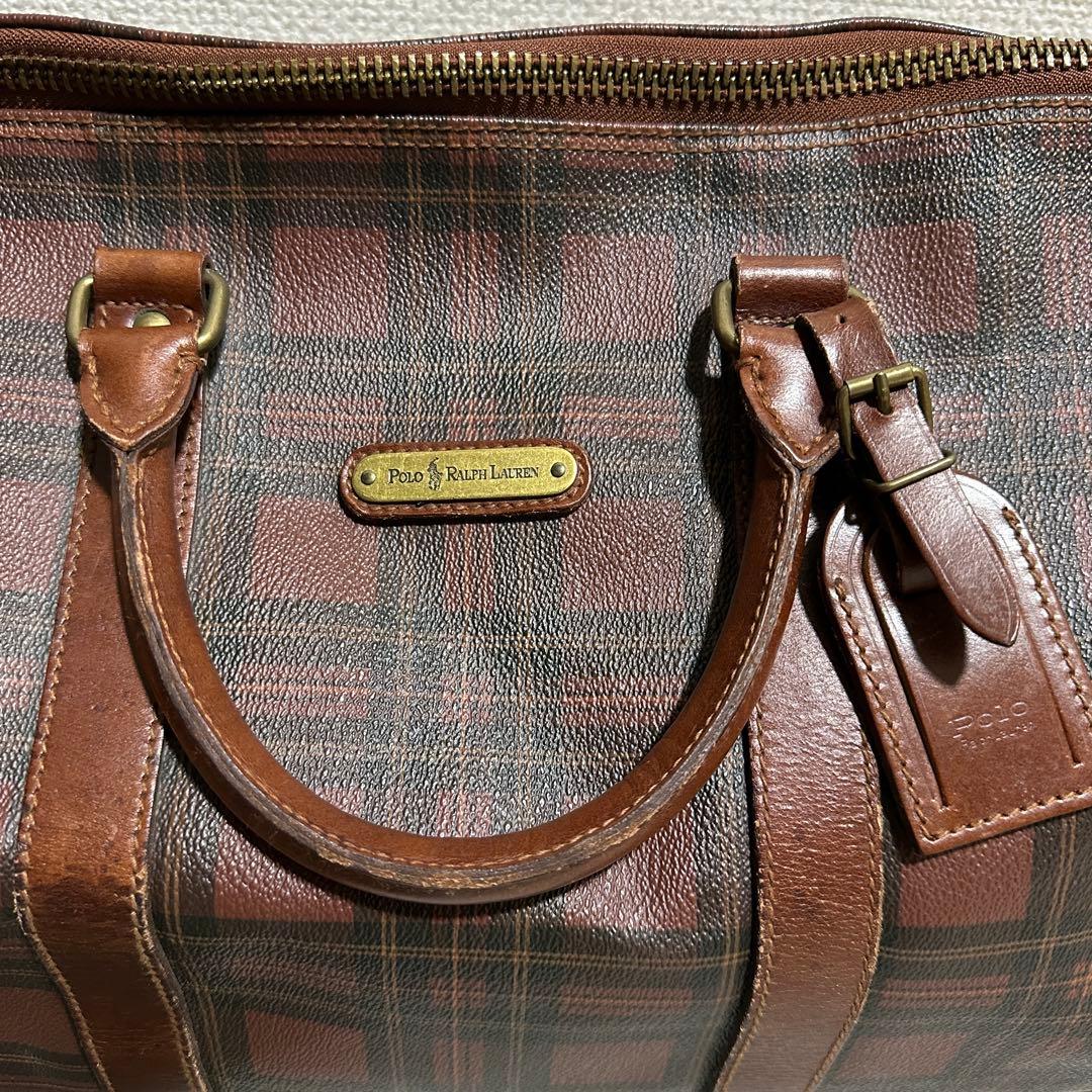 り*く様 大容量 2way ショルダー付✨ラルフローレン　ボストンバッグ　レッド