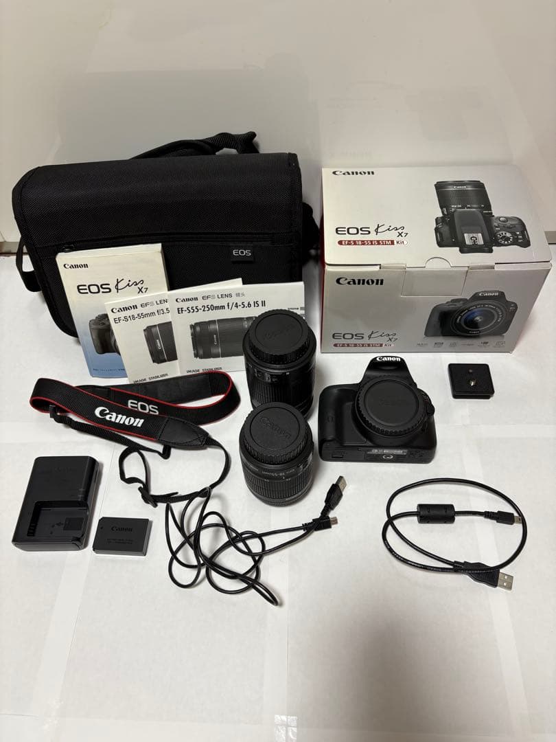 Canon EOS Kiss X7 本体とレンズセット
