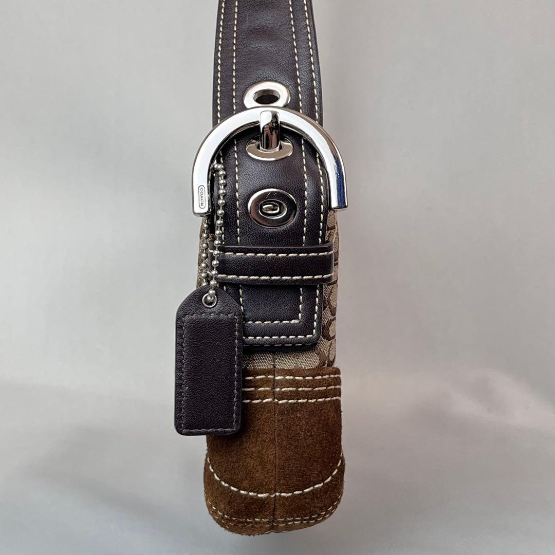 COACH ハンドバック ソーホー シグネチャー ブラウン