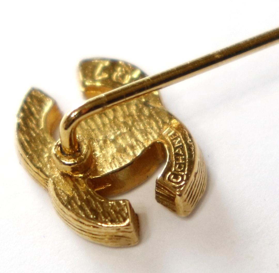 CHANEL シャネル ピンブローチ ゴールド ココマーク ヴィンテージ